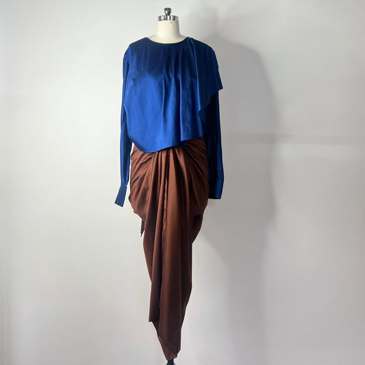 Opal Drape set of skirt & top