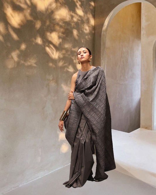 Moonstone Sari with Top