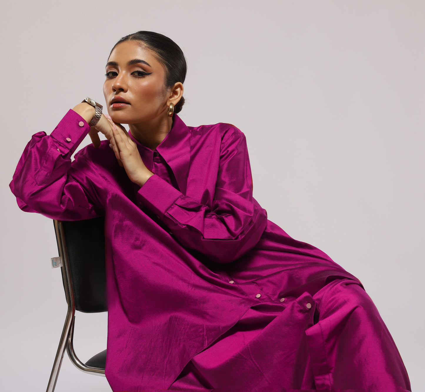 The Floating Grace-Shirt Dress