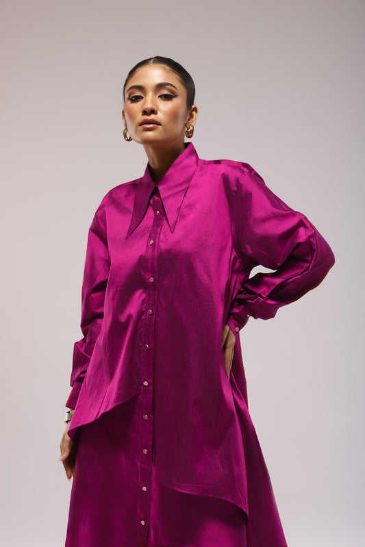 The Floating Grace-Shirt Dress