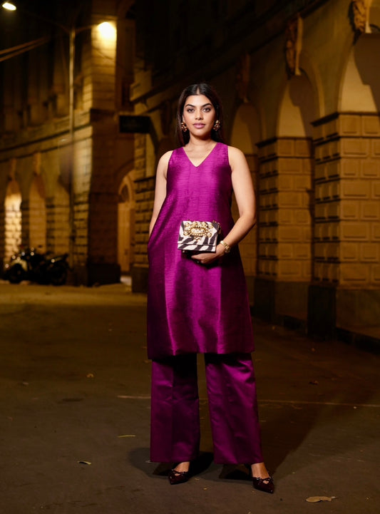 Fuchsia Tunic Set