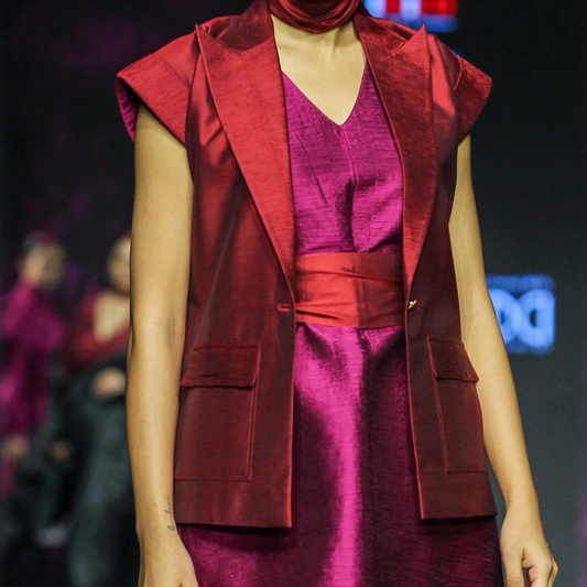 Sangria Silk Jacket