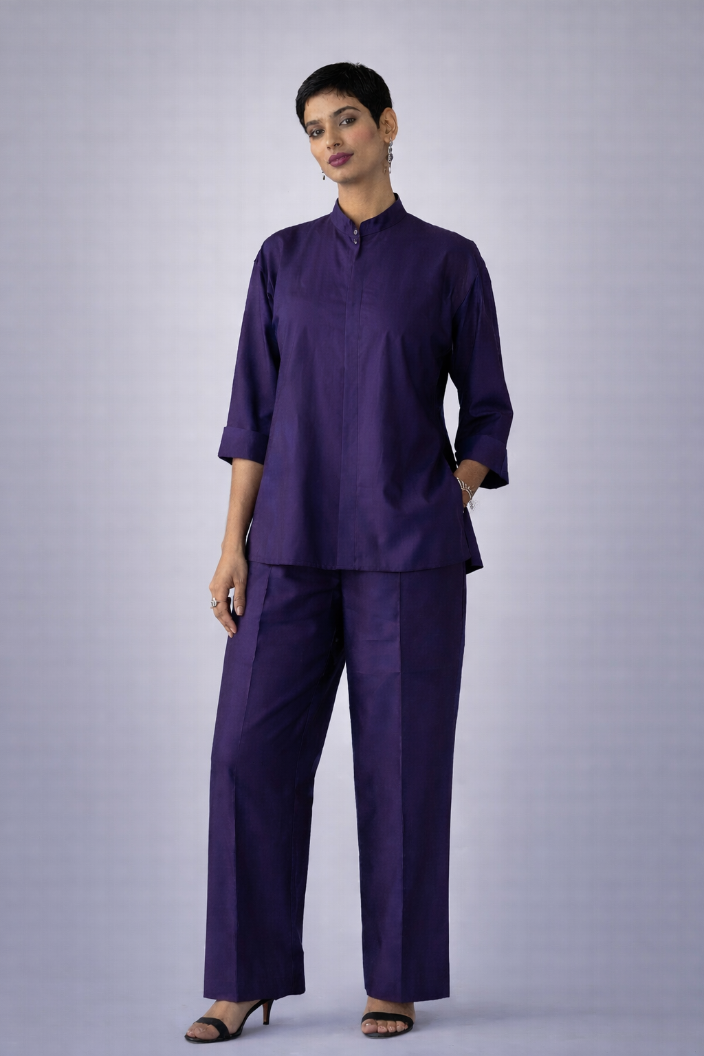 Midnight Iris Co-ord Set