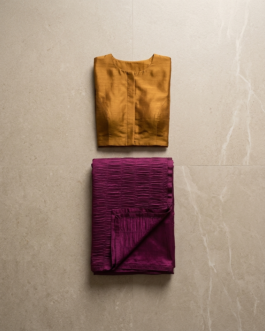 Fuchsia Sari in Silk