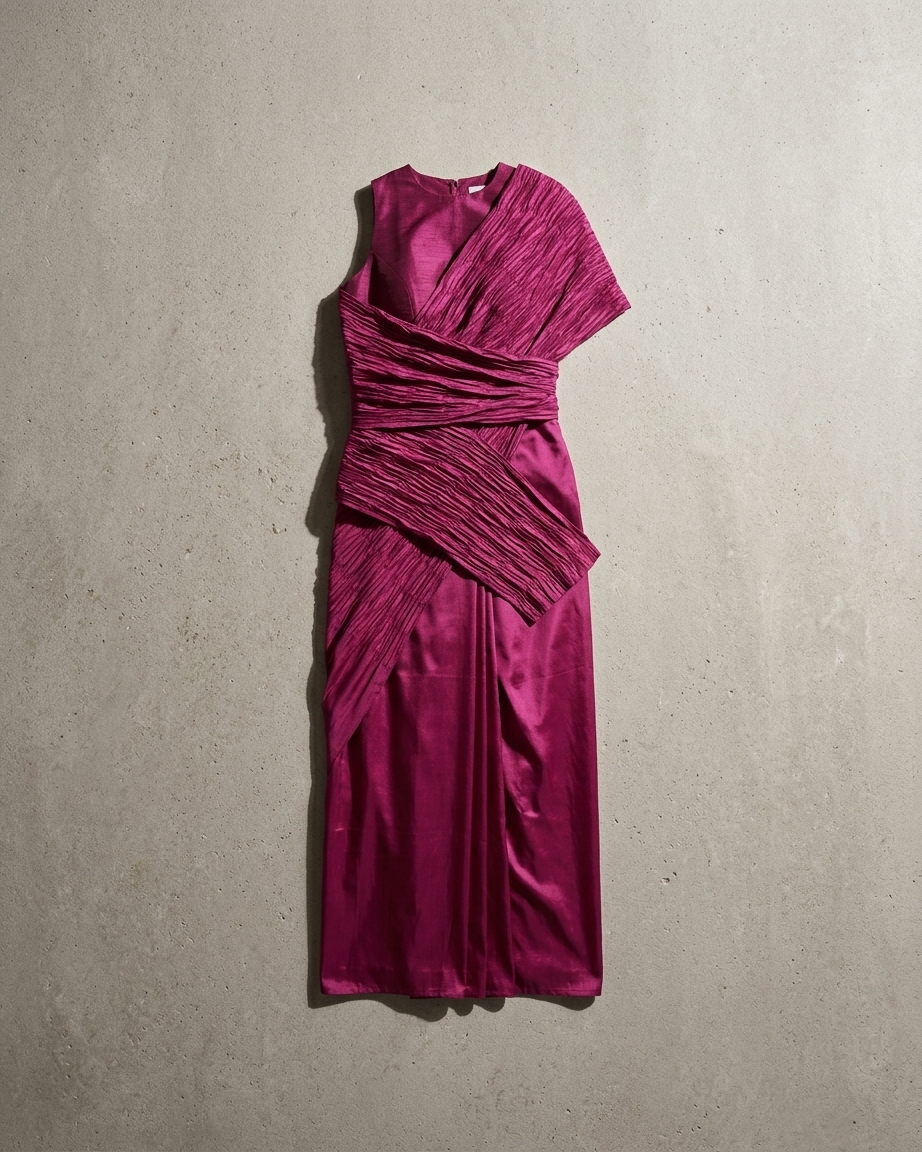 Fuchsia Sari Set