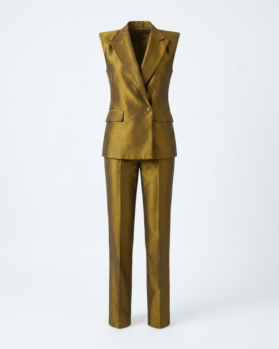 Power Shoulder Jacket Set