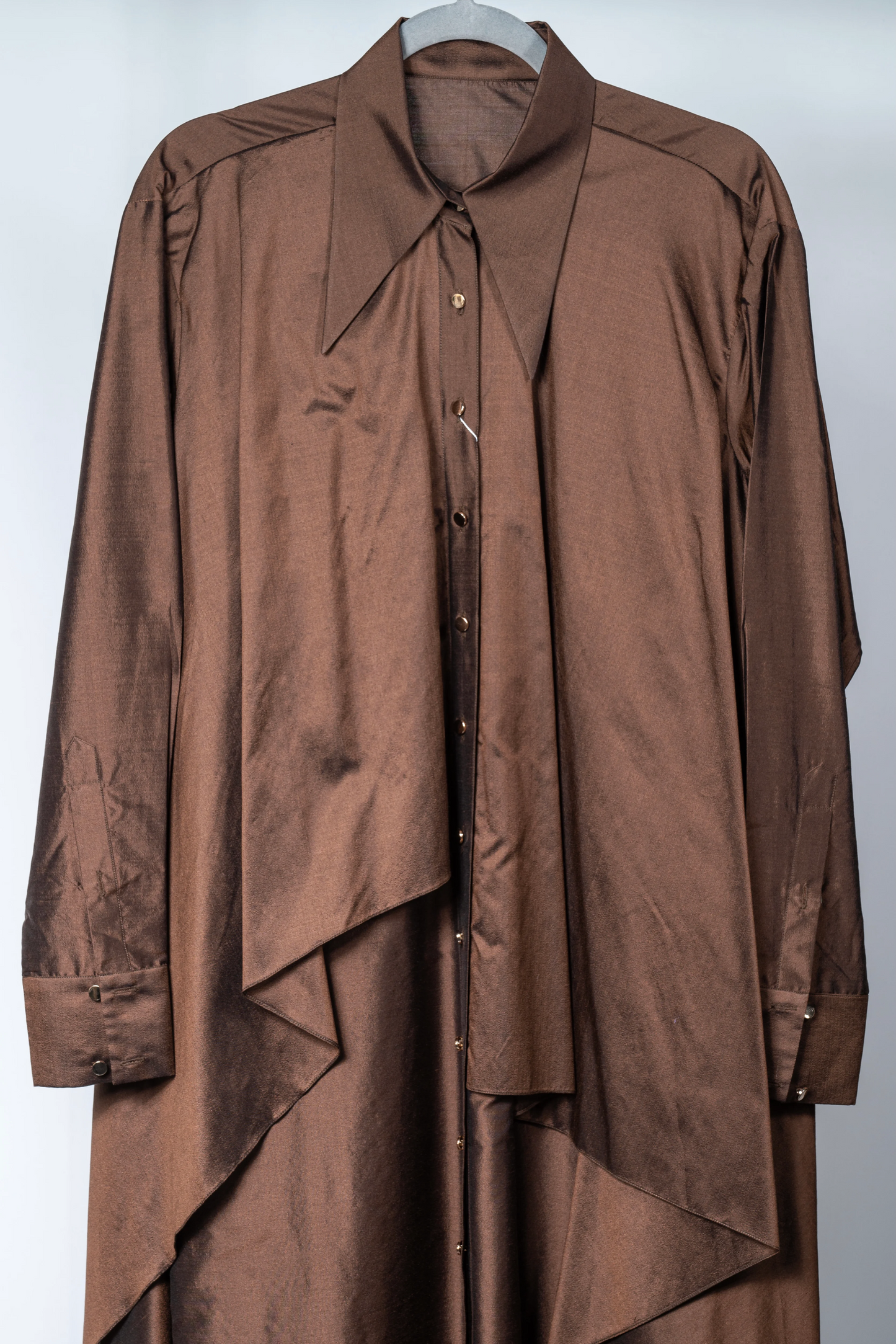 Mocha Grace- SHIRT DRESS