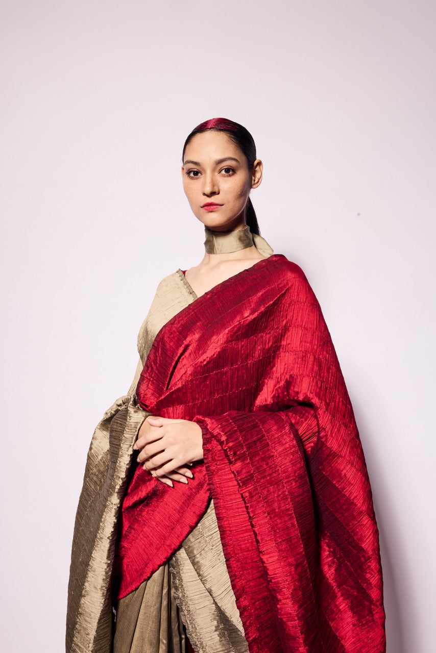 Sangria Silk Sari