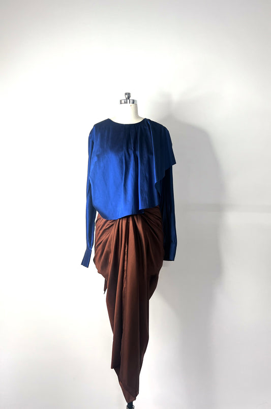 Opal Drape set of skirt & top