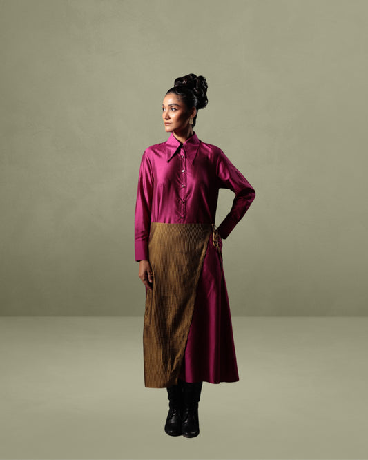 Shirt Dress in Silk