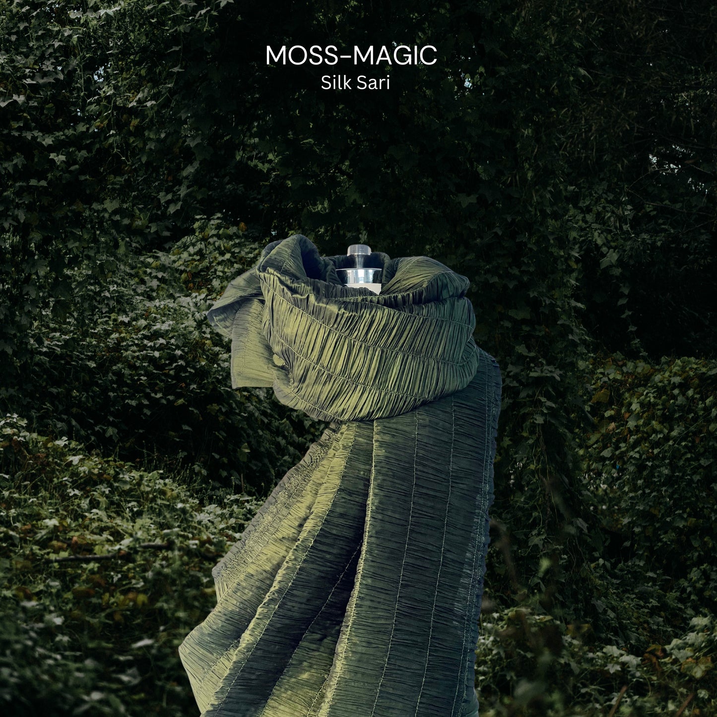 Moss-Magic Sari in Silk