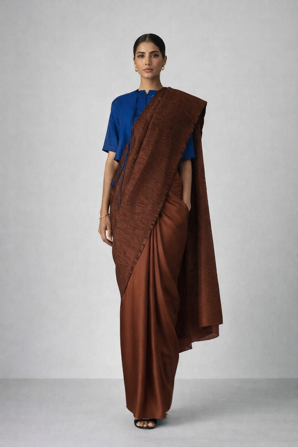 Burnt Mocha Sari