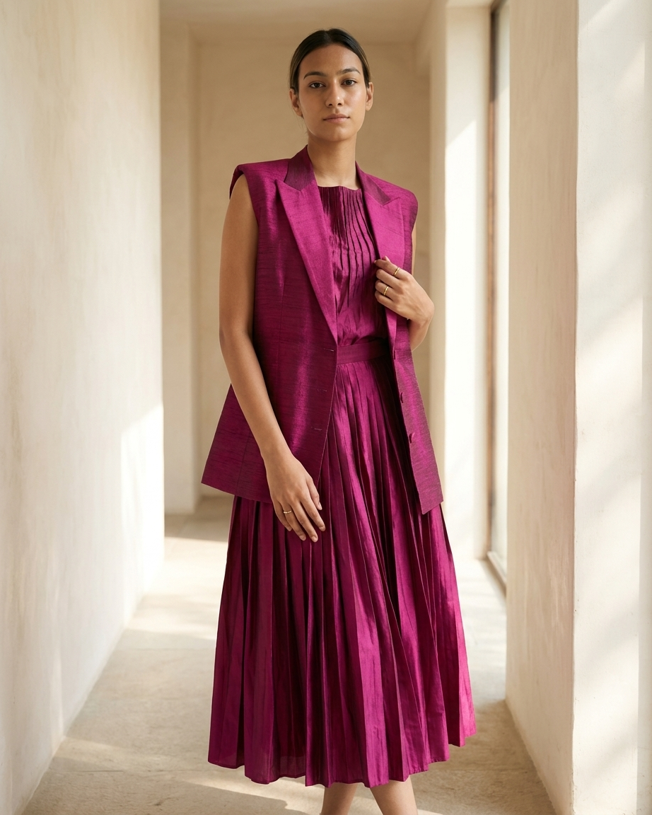 Very-Berry Dress Set