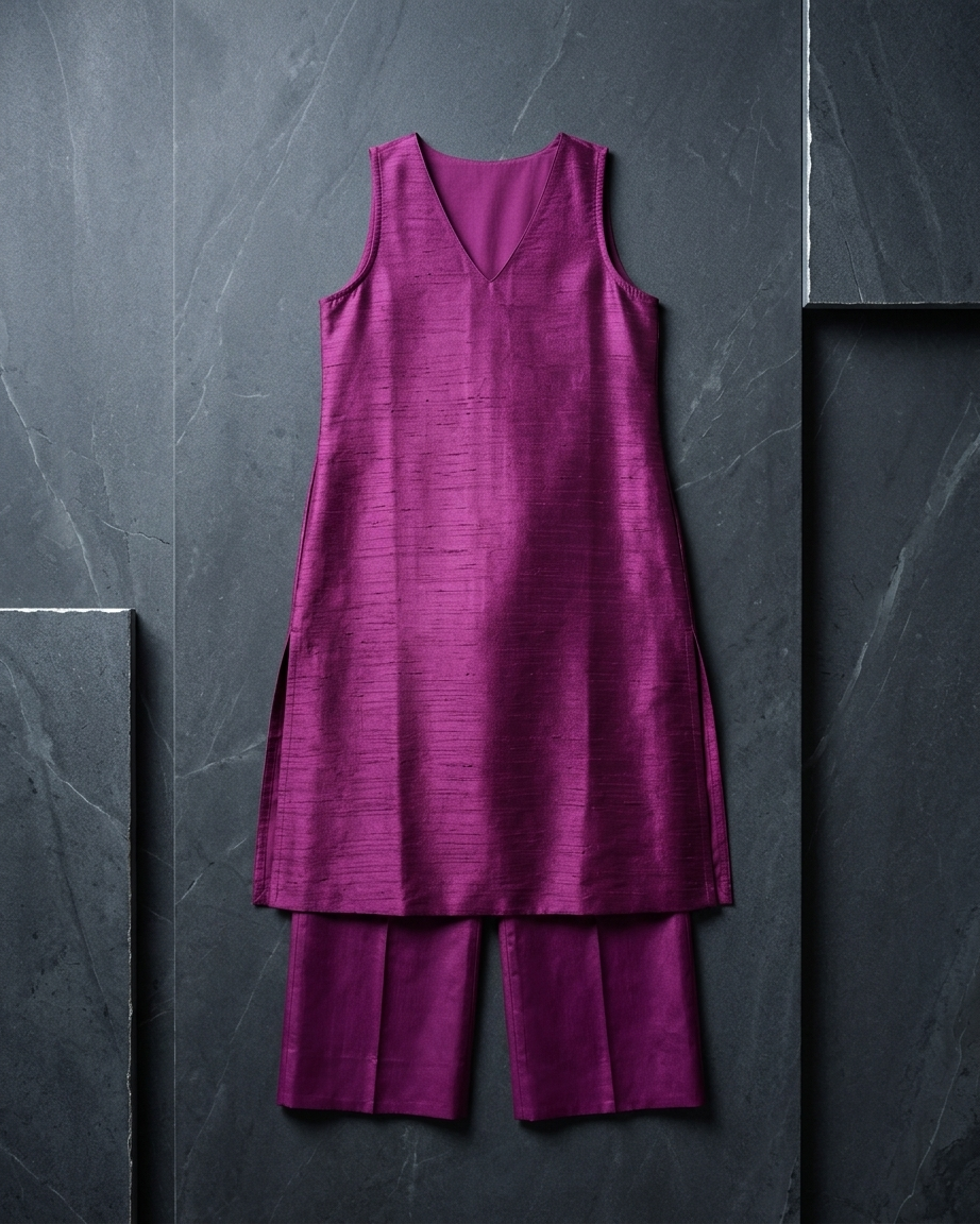 Fuchsia Tunic Set