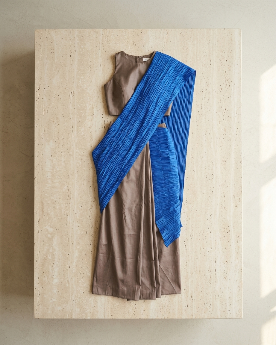 Mono-Pop Sari Set