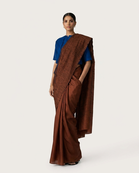 Burnt Mocha Sari