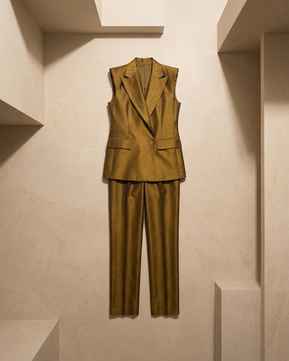Power Shoulder Jacket Set