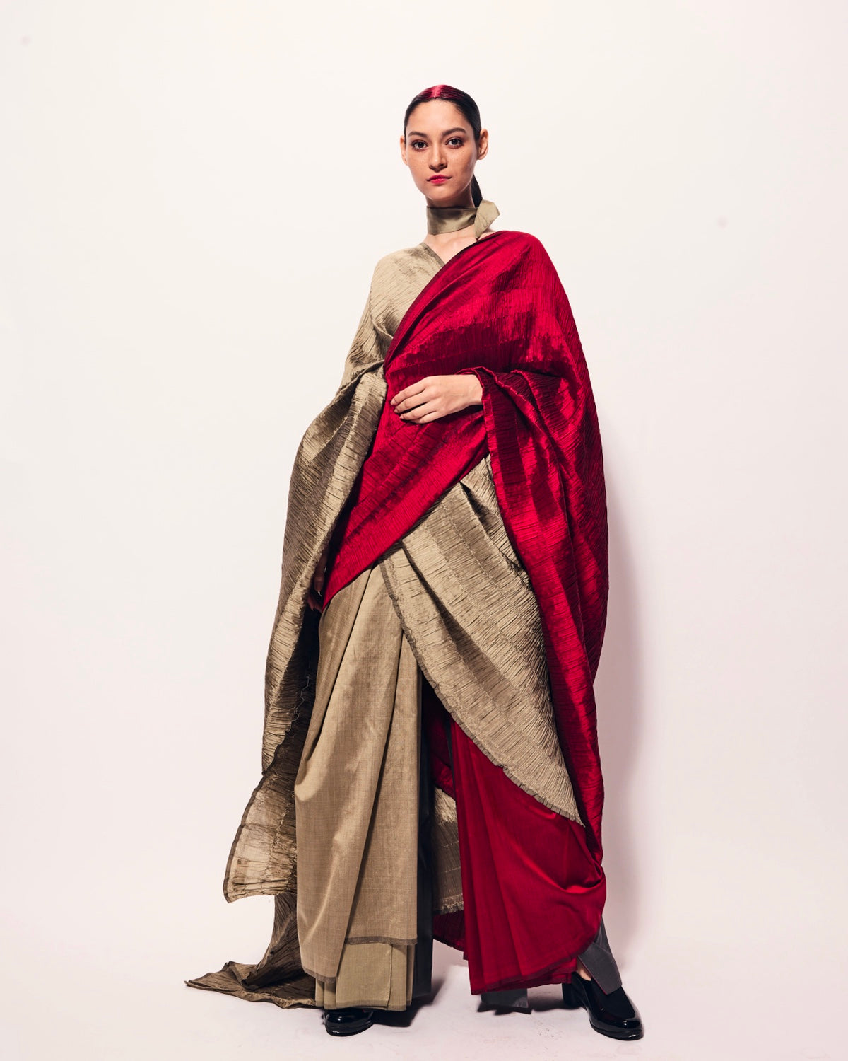 Sangria Silk Sari