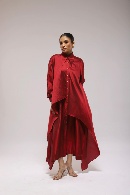 The Floating Grace- SHIRT DRESS