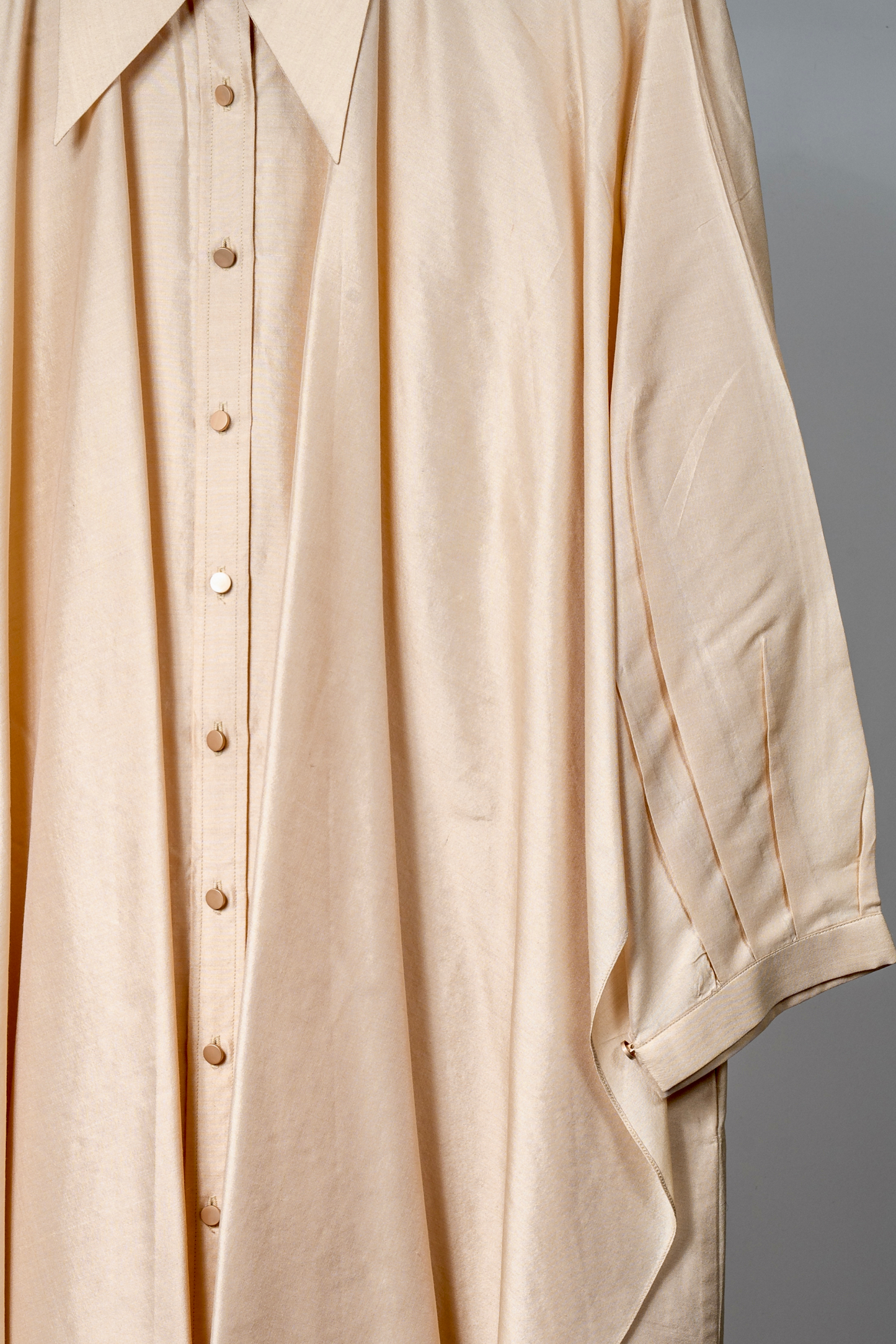 The Beige Essence- SHIRT DRESS