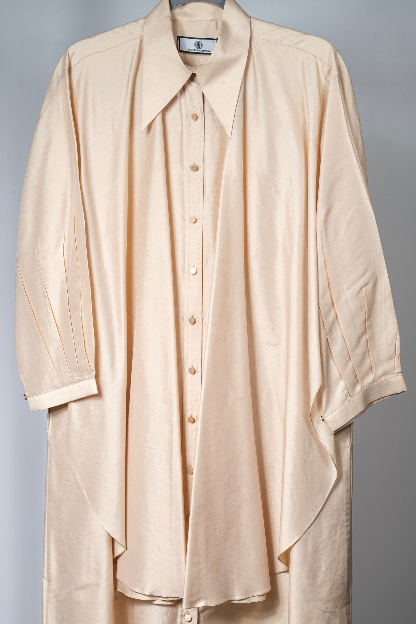 The Beige Essence- SHIRT DRESS